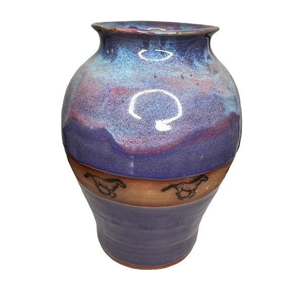Vintage Always Azul Pottery Vase‎ - Picture 2 of 6